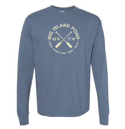Big Island Long sleeve tee Circle Oar