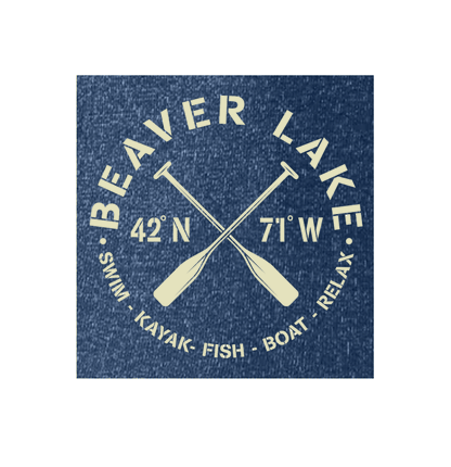 Beaver Lake Nantucket Hoodie Circle Oar