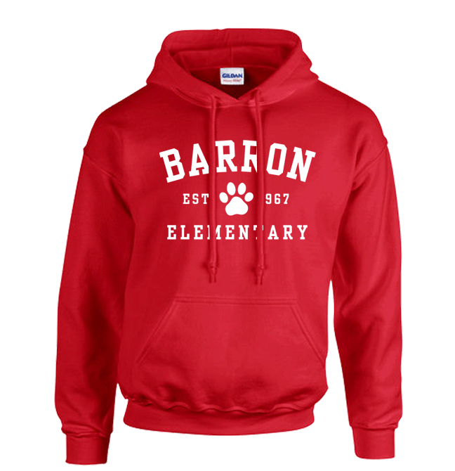 Barron Arch Red Hoodie