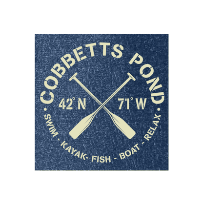 Cobbetts Pond Nantucket Hoodie Circle Oar