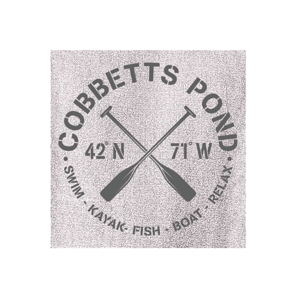 Cobbetts Pond Nantucket Hoodie Circle Oar