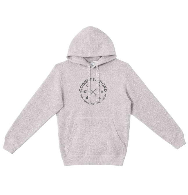 Cobbetts Pond Nantucket Hoodie Circle Oar