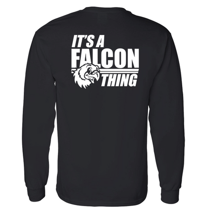 Fisk Falcon Thing Blk Longsleeves