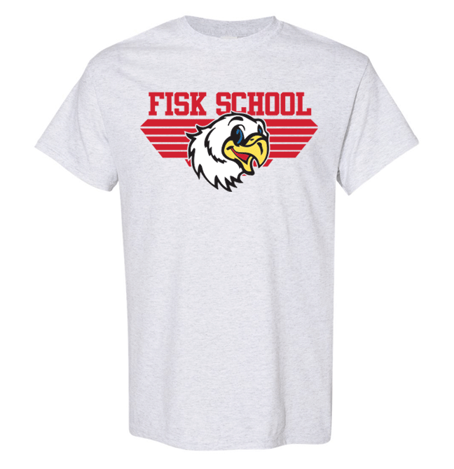 Fisk Tic Tac Toe Ash Tee