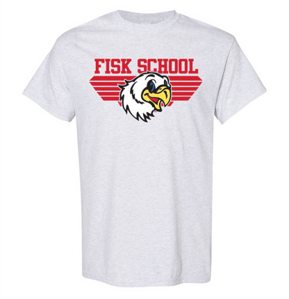 Fisk Tic Tac Toe Ash Tee