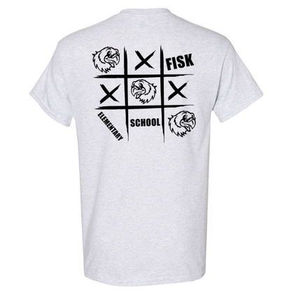 Fisk Tic Tac Toe Ash Tee