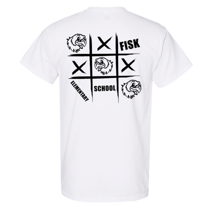 Fisk Tic Tac Toe White Tee