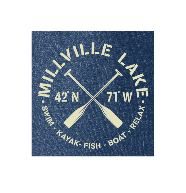 Millville Nantucket Hoodie Circle Oar